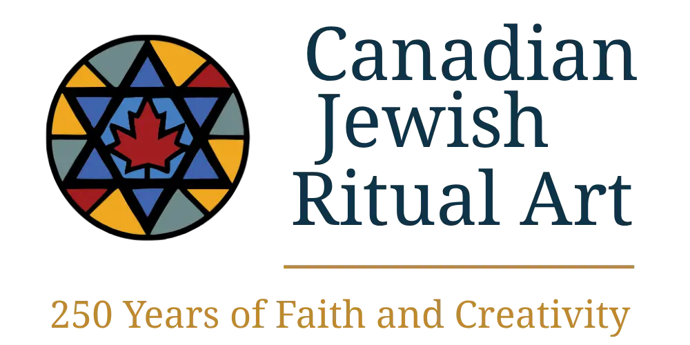Canadian Jewish Ritual Art Logo and tagline 1000x500px